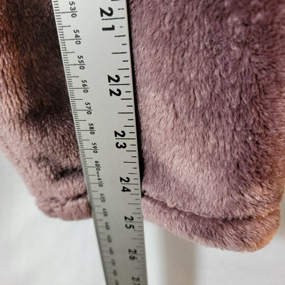 32 Degrees Heat Womens Sherpa Jacket Size 2XL Long Sleeve Full Zip Light Plum - Picture 10 of 12
